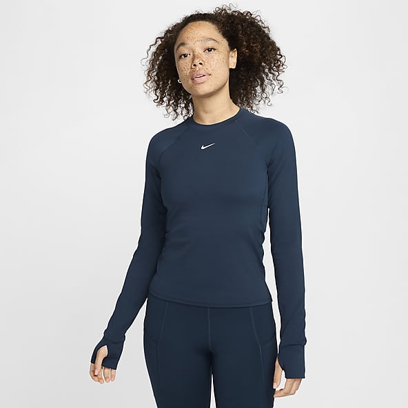 Polera manga larga nike mujer 2025